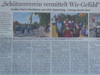 2011.06.04 - Schuetzenverein vermittelt Wir Gefuehl - Grosses Fest in Nordlohne zum 100 Geburtstag - Umzug durchs Dorf - GN